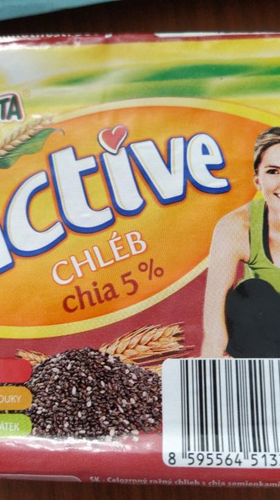 Fotografie - Active chléb chia 5% Bonavita