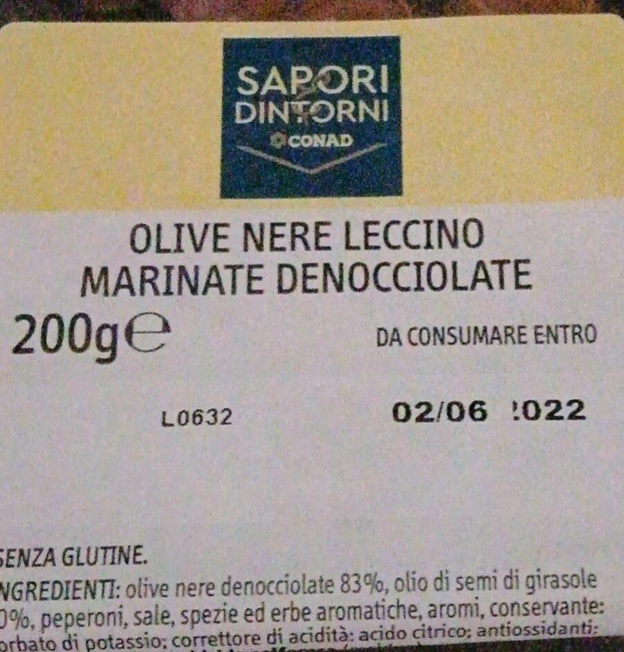 Fotografie - Sapori Dintorni Olive nere leccino marinate denocciolate Conad