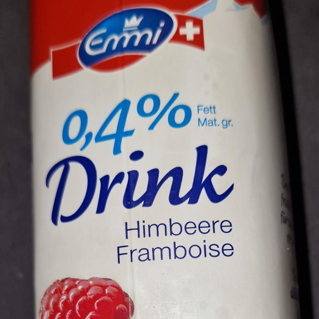 Fotografie - 0,4% Drink Himbeere Emmi