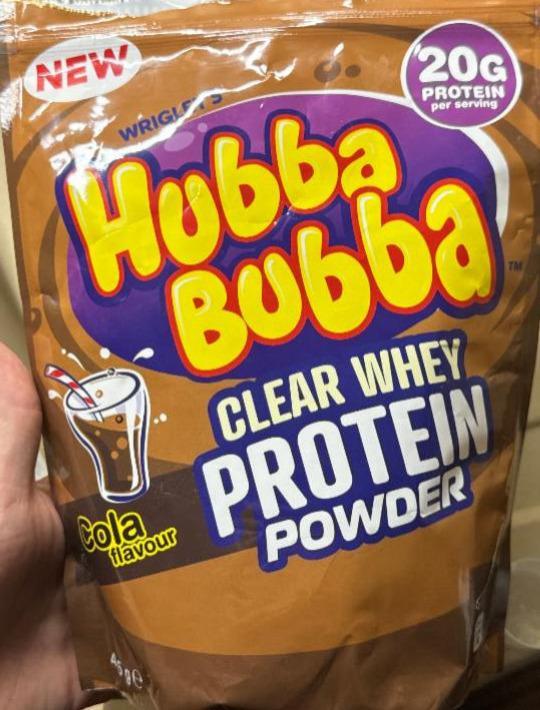 Fotografie - Hubba Bubba clear whey protein powder Wrigley´s