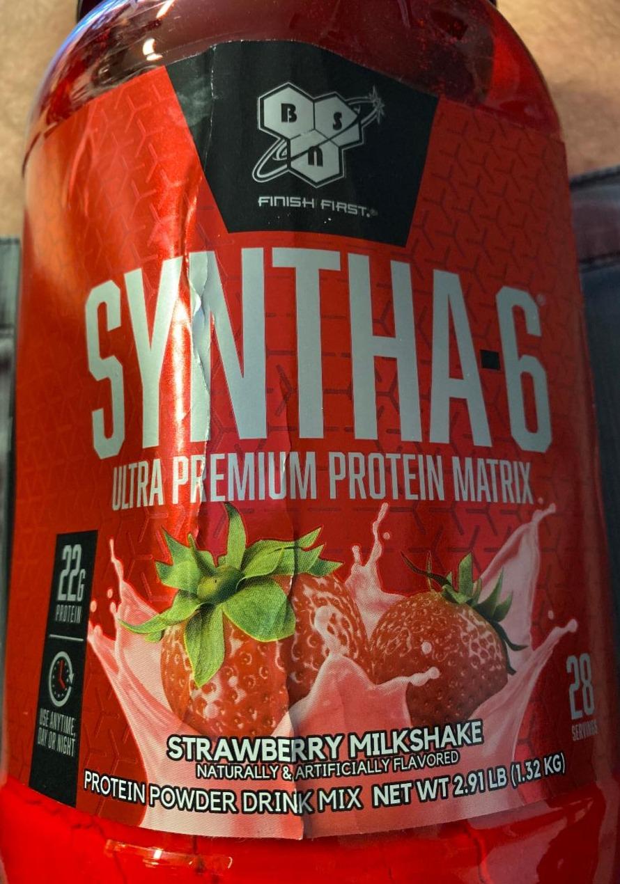 Fotografie - Syntha-6 Ultra Premium Protein Matrix Strawberry Milkshake BSN