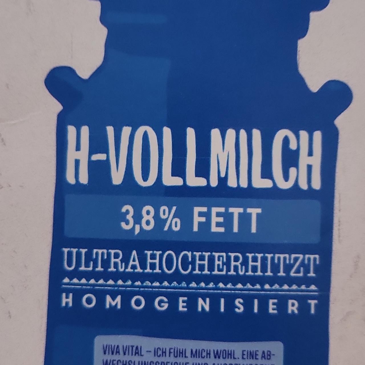 Fotografie - H-Vollmilch 3,8% Fett Viva Vital
