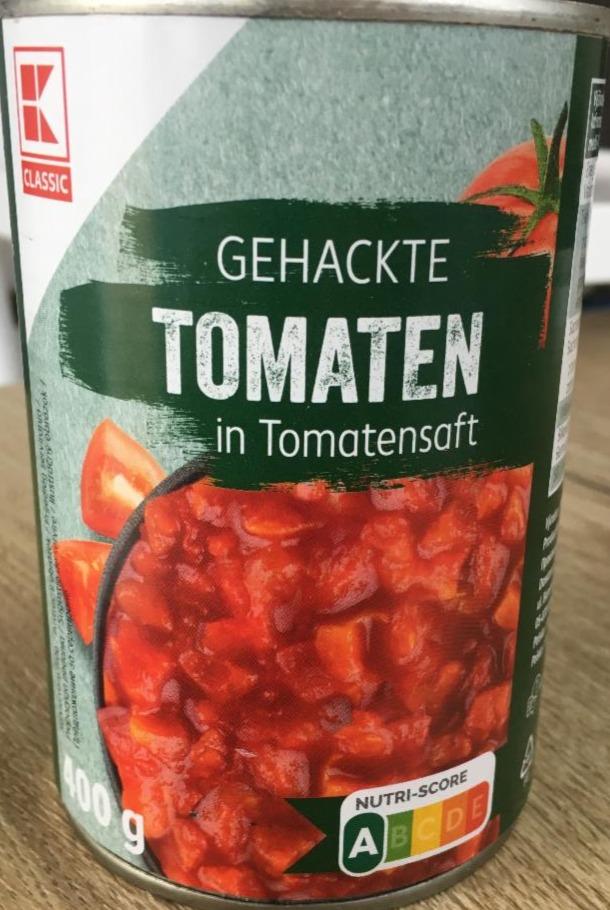 Fotografie - Gehackte tomaten in tomatensaft K-Classic