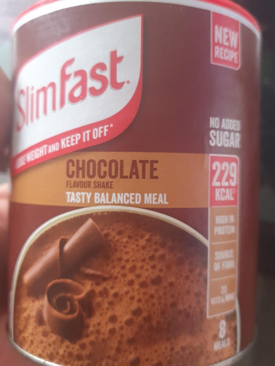 Fotografie - Slimfast Chocolate flafour shake