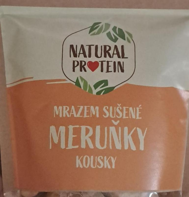 Fotografie - Mrazem sušené meruňky Kousky Natural protein