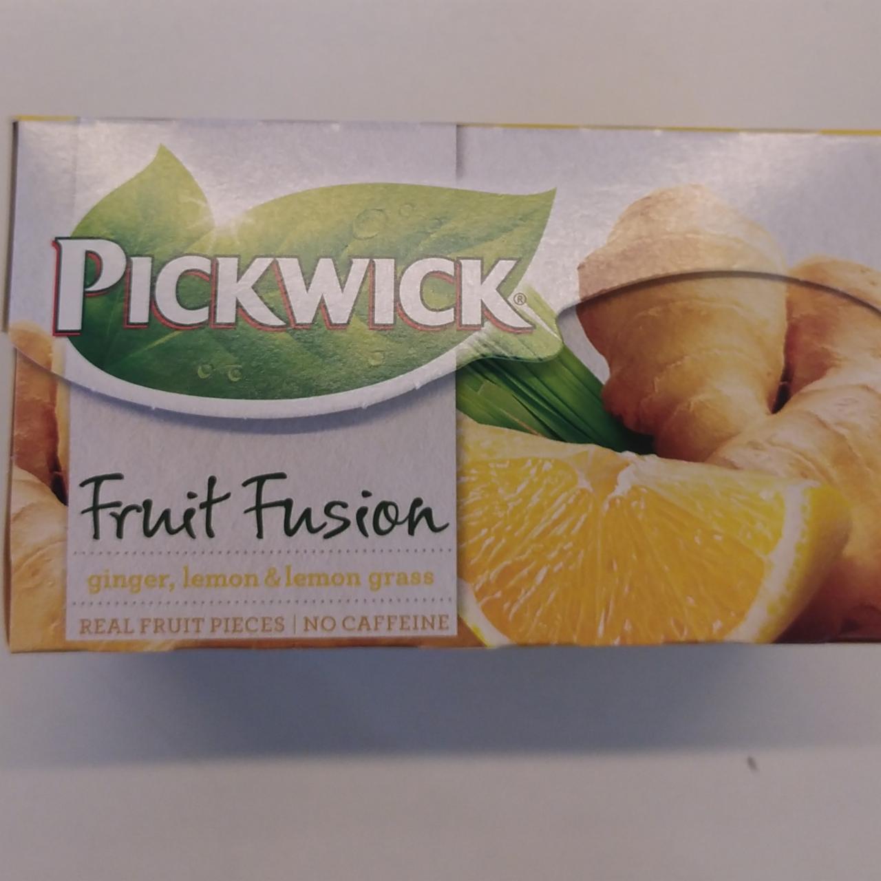 Fotografie - Pickwick Fruit Fusion Zázvor s citronem a citronovou trávou