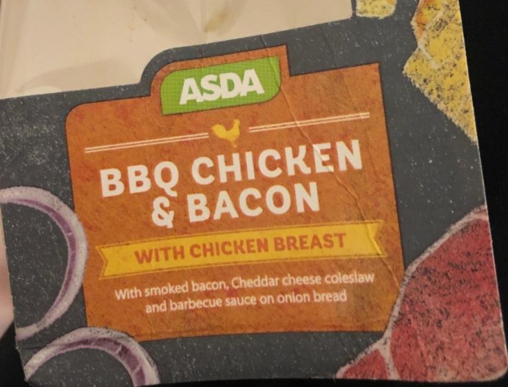 Fotografie - BBQ Chicken & Bacon Sandwich ASDA