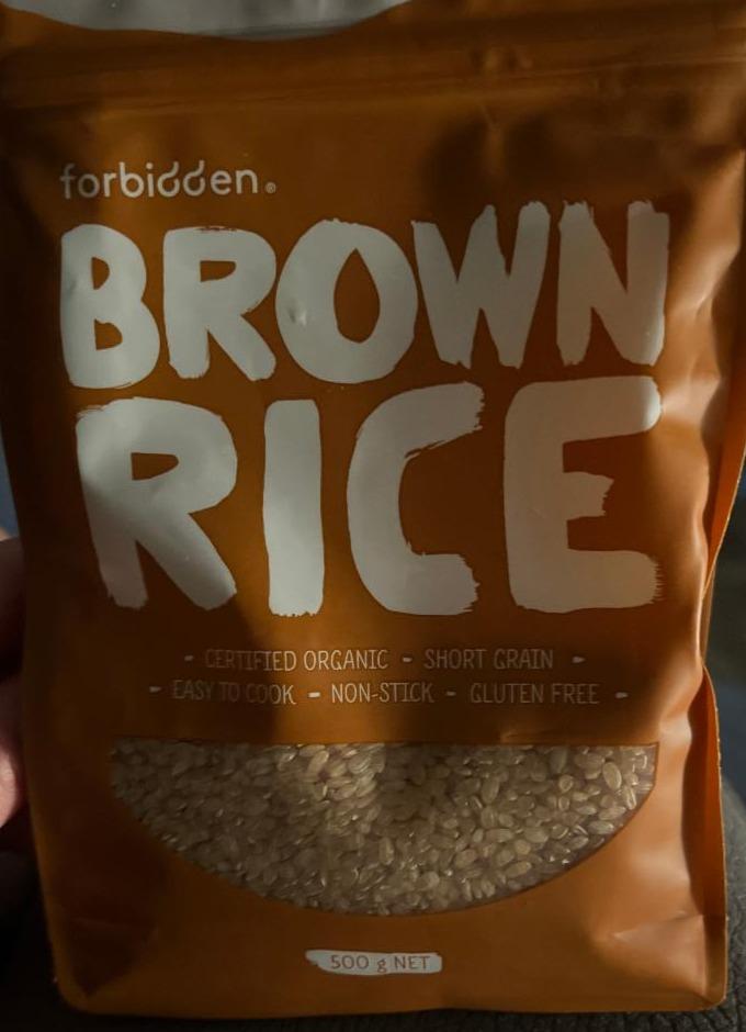 Fotografie - Brown Rice Short Grain Forbidden