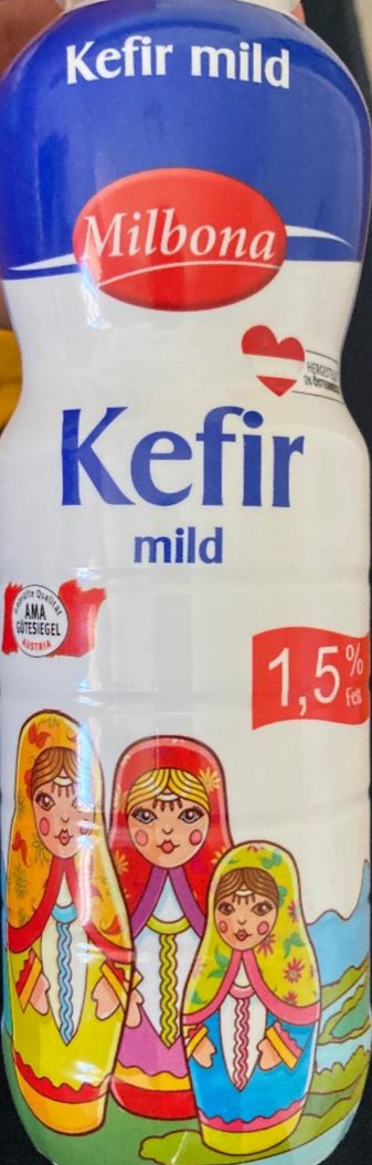 Fotografie - Kefir mild Milbona