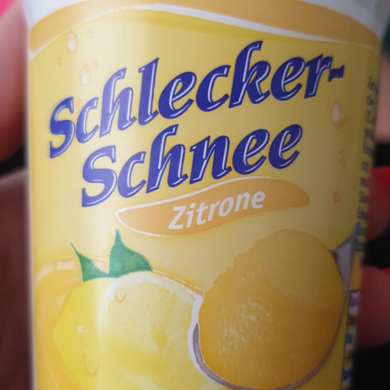 Fotografie - Schlecker-Schnee Zitrone Hochwald