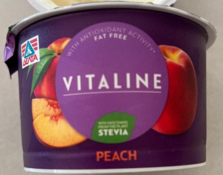 Fotografie - Vitaline Yoghurt Peach Stevia Delta