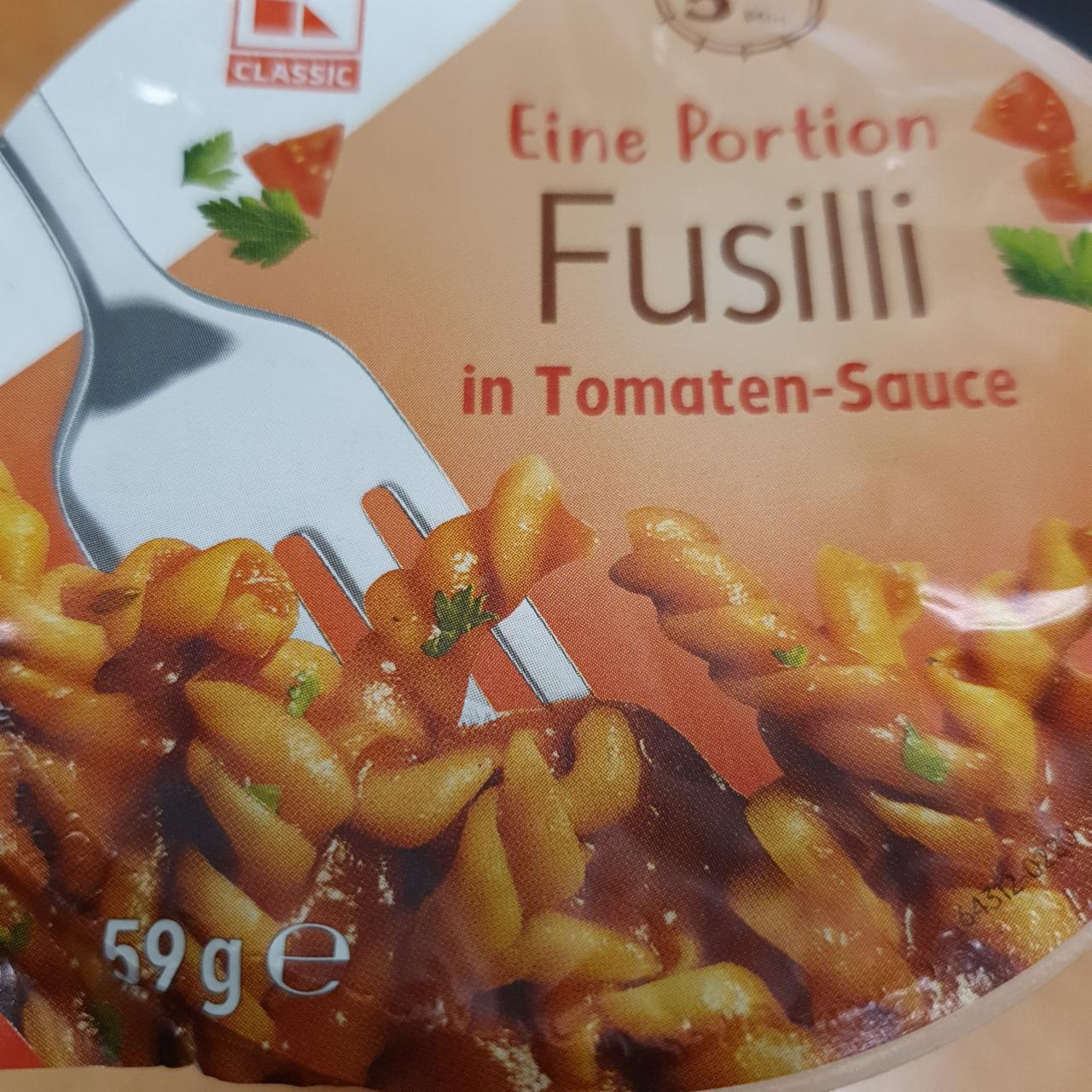Fotografie - Fusilli in Tomaten-Sauce K-Classic