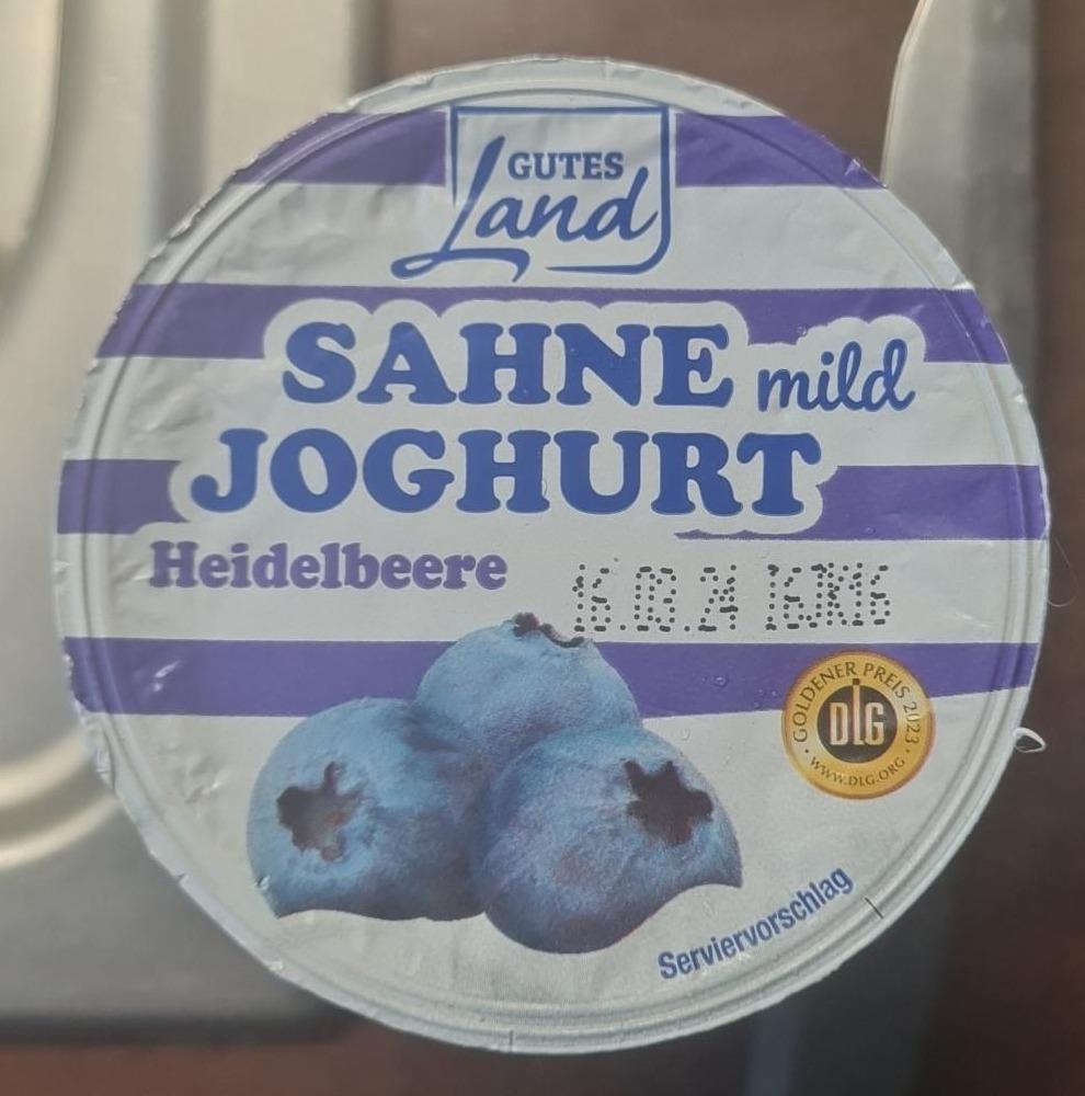 Fotografie - Sahne Joghurt mild Heidelbeere Gutes Land