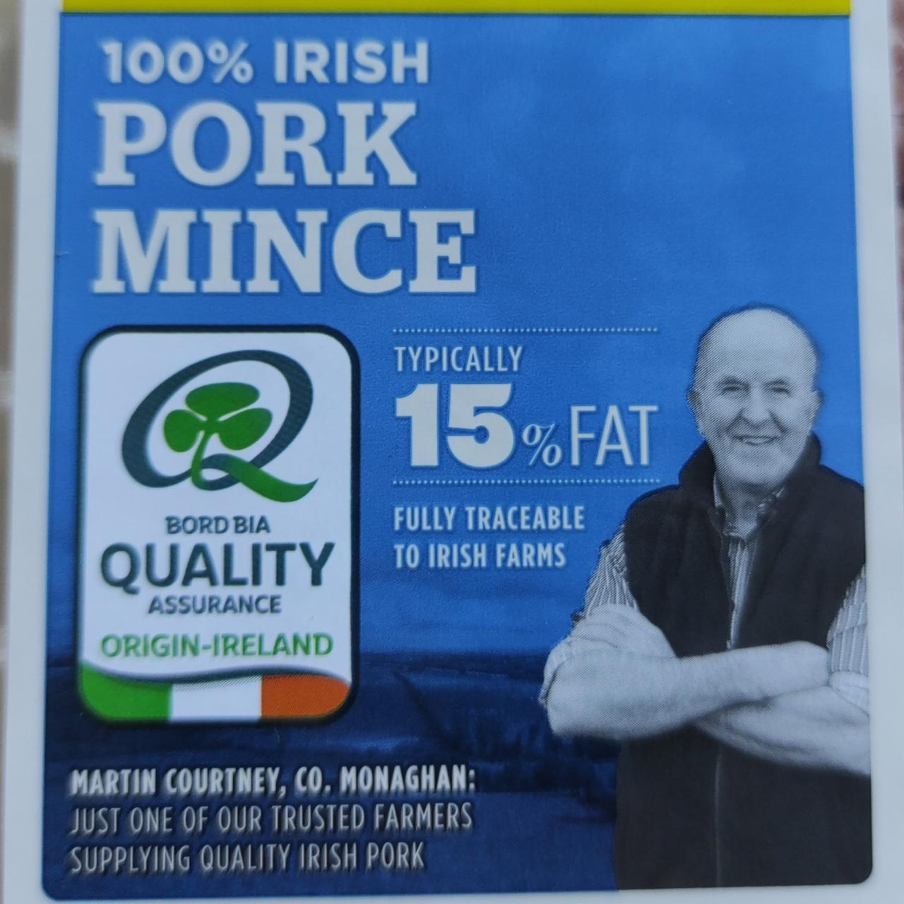 Fotografie - 100% Irish Pork Mince 15% Fat Lidl