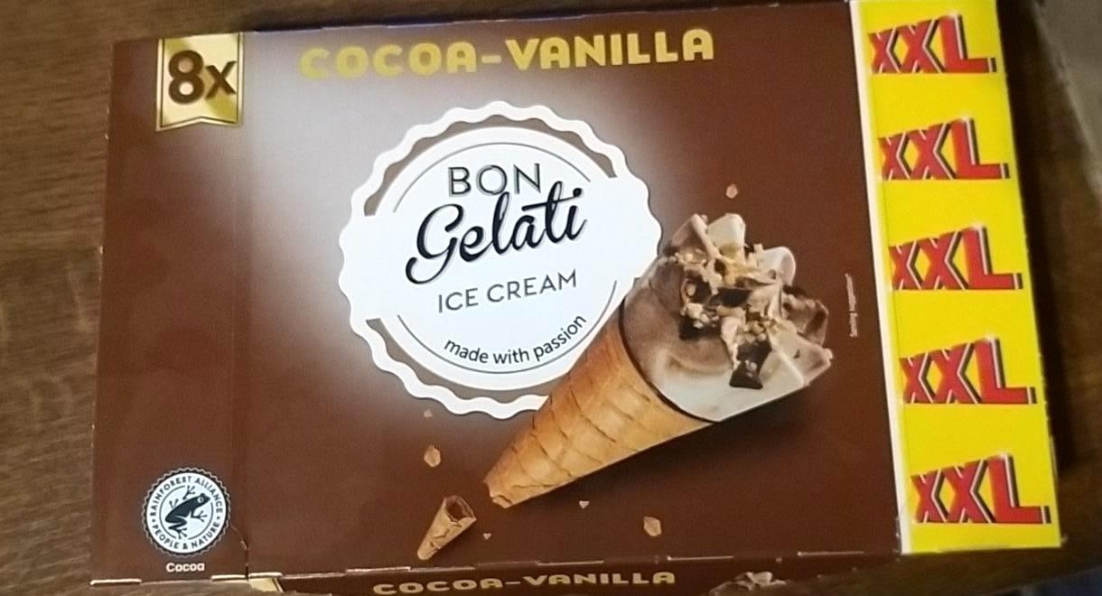 Fotografie - Ice cream Cocoa-vanilla Bon Gelati