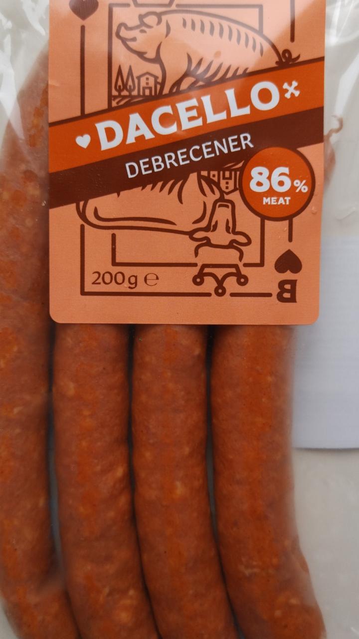 Fotografie - Debrecener 86% meat Dacello