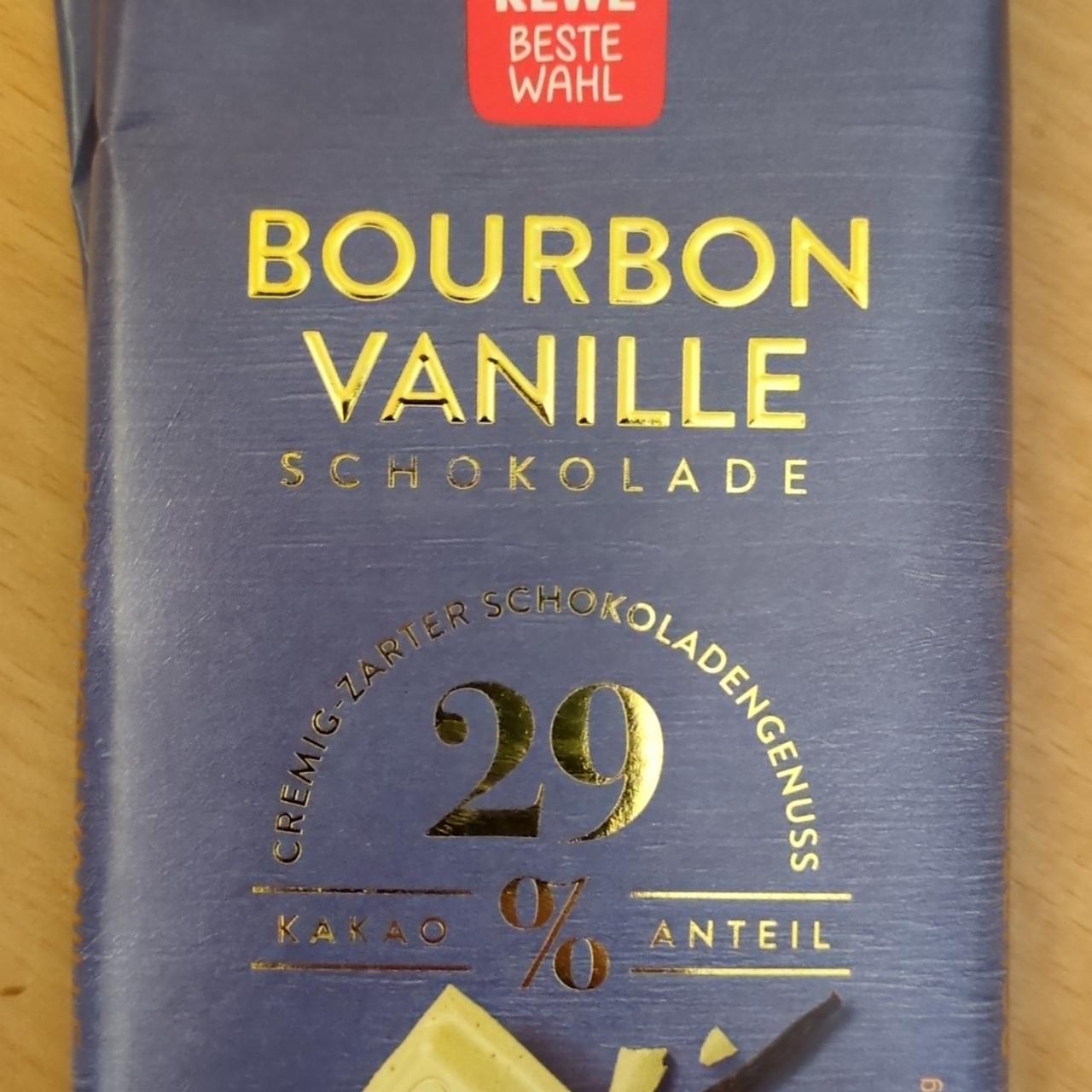 Fotografie - Bourbon Vanille Schokolade REWE Beste Wahl
