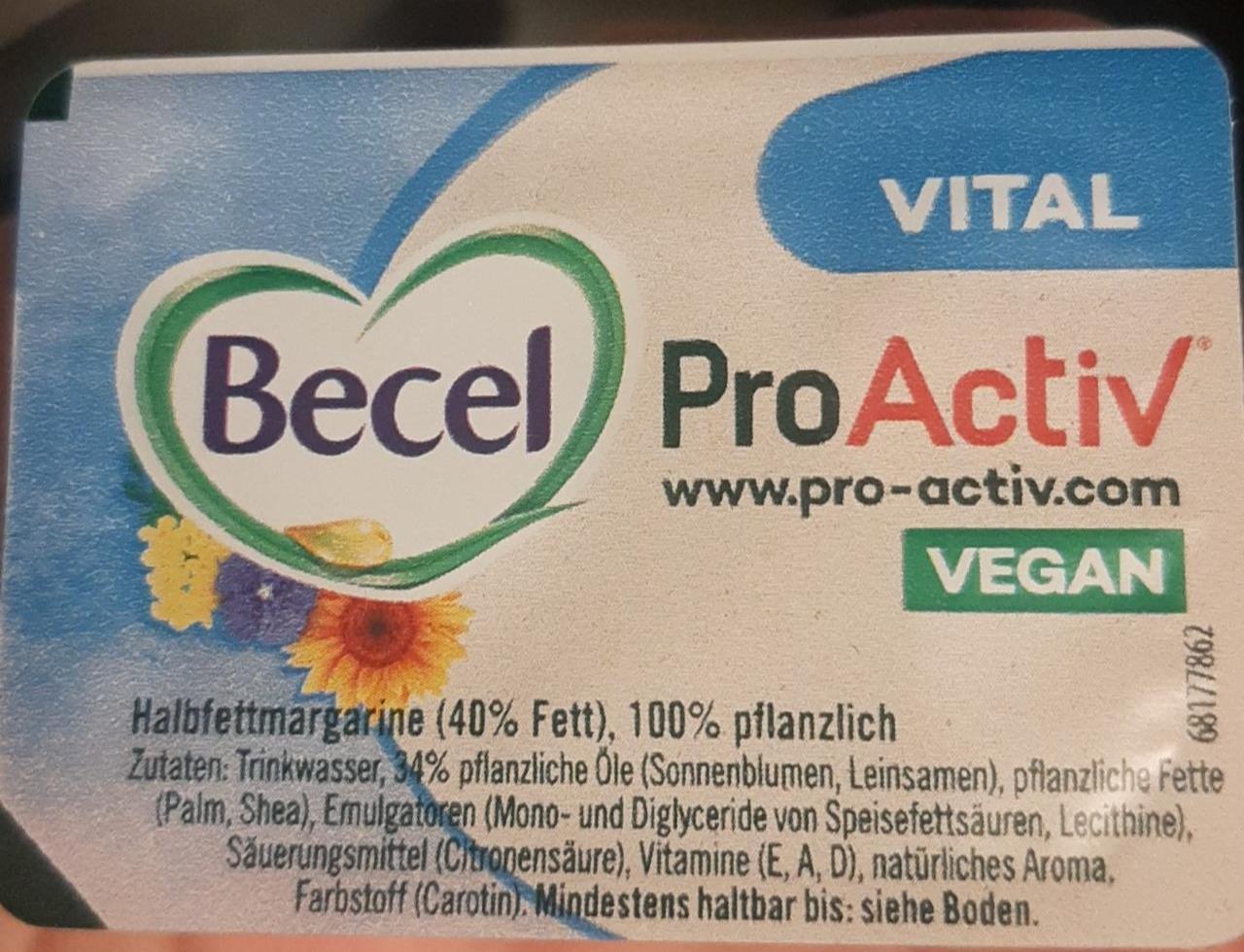 Fotografie - ProActiv Vital Vegan 40% Fett Margarine Becel
