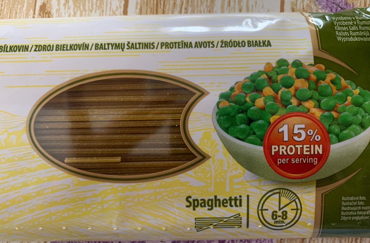Fotografie - Green pea & corn pasta spaghetti SamMills