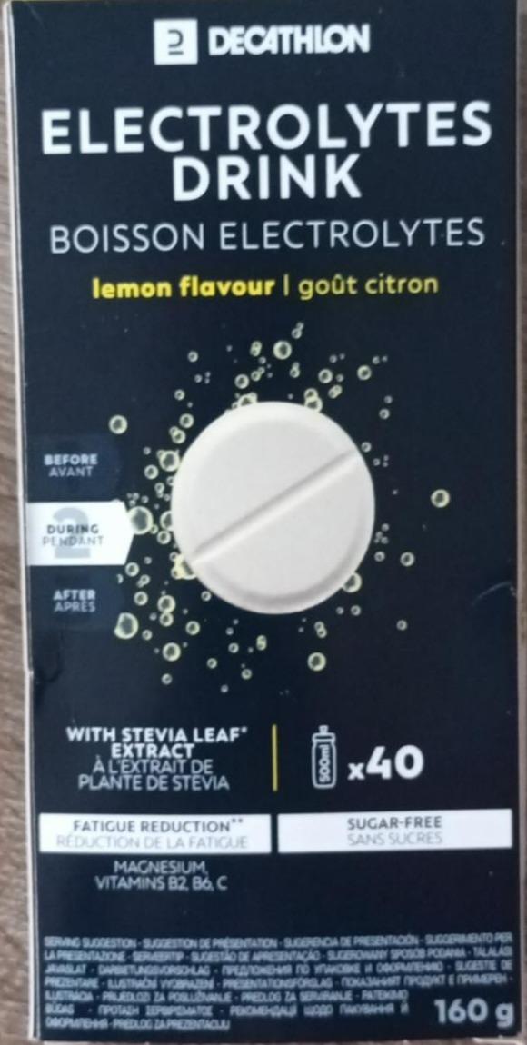 Fotografie - Electrolytes drink lemon Decathlon