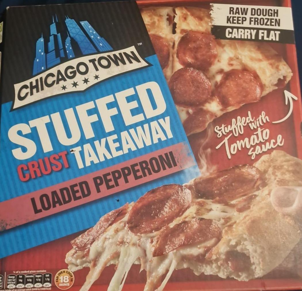 Fotografie - Stuffed crust takeaway loaded pepperoni Chicago town