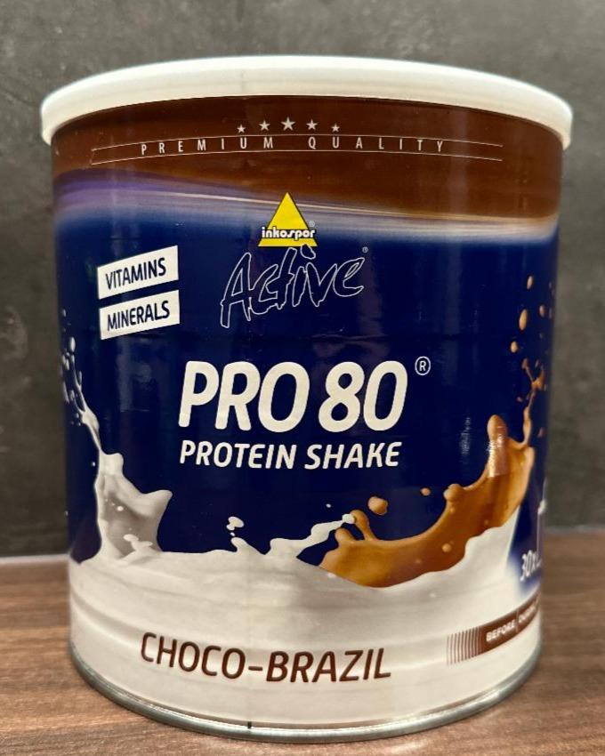 Fotografie - Active Pro 80 Protein Shake Choco-Brazil Inkospor