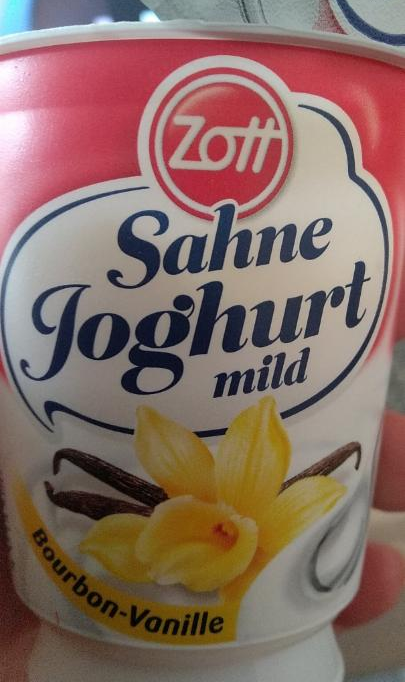 Fotografie - Zott Sahne jogurt mild Bourbon-Vanille