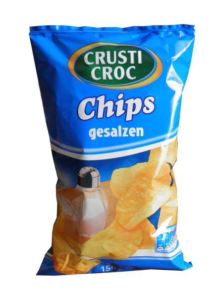 Fotografie - Chips gesalzen solené Crusti Croc