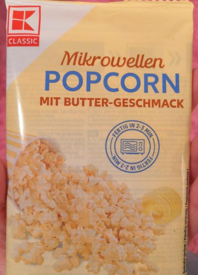 Fotografie - Popcorn mit butter-geschmack K-Classic 