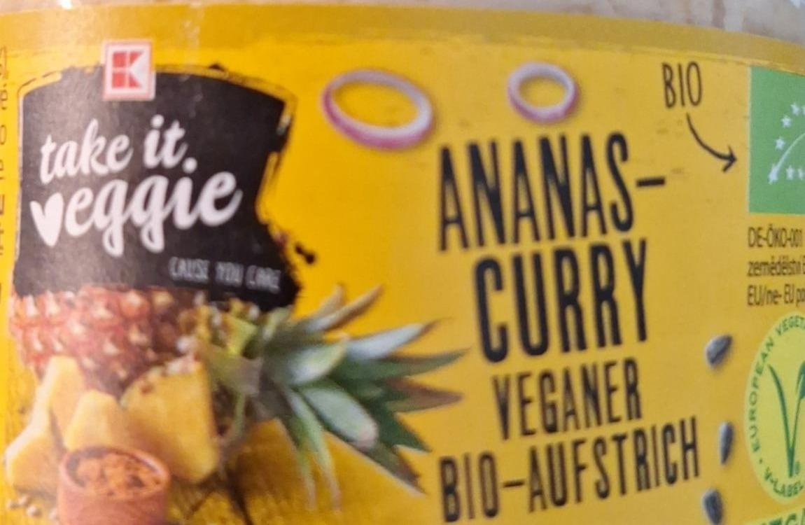 Fotografie - Ananas-Curry Veganer Bio-Aufstrich K-take it veggie