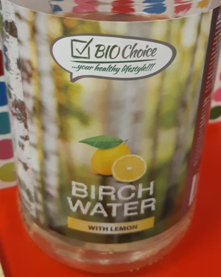 Fotografie - Birch water with Lemon Bio Choice