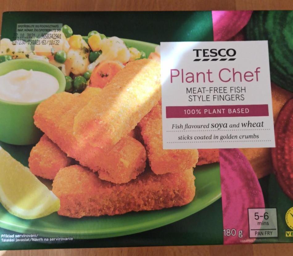 Fotografie - Plant Chef Meat-Free Fish Style Fingers Tesco