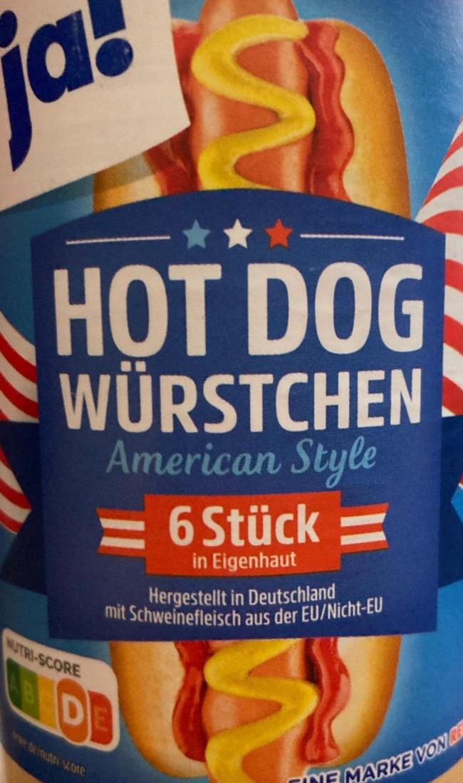Fotografie - Hot Dog Würstchen 6 stück JA!