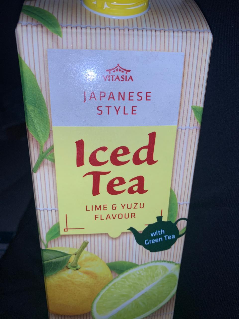 Fotografie - Japanese Style Iced Tea Lime & Yuzu flavour with Green Tea Vitasia