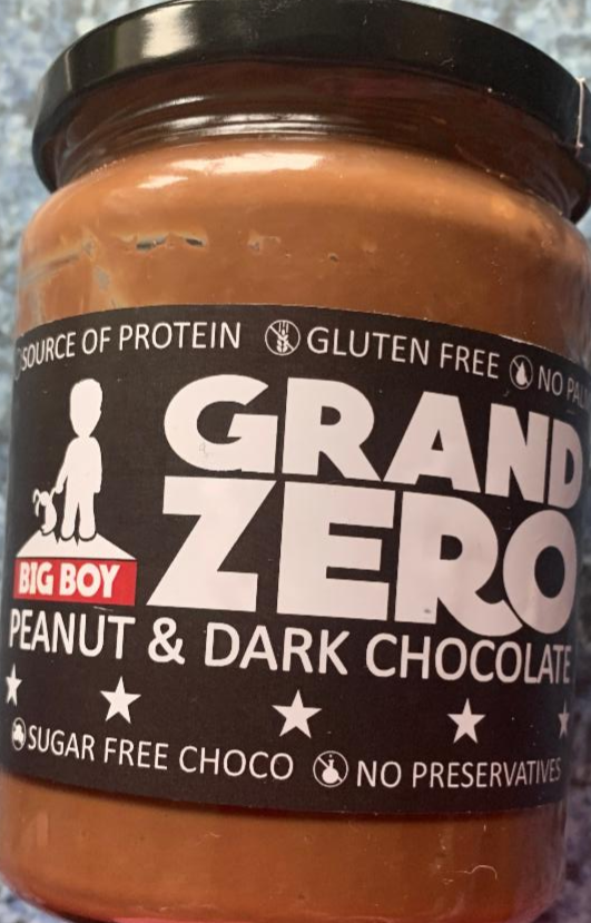 Fotografie - Grand Zero Peanut & Dark Chocolate Big Boy