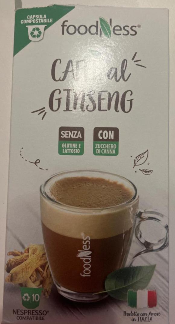 Fotografie - caffe al ginseng ženšenová káva FoodNess