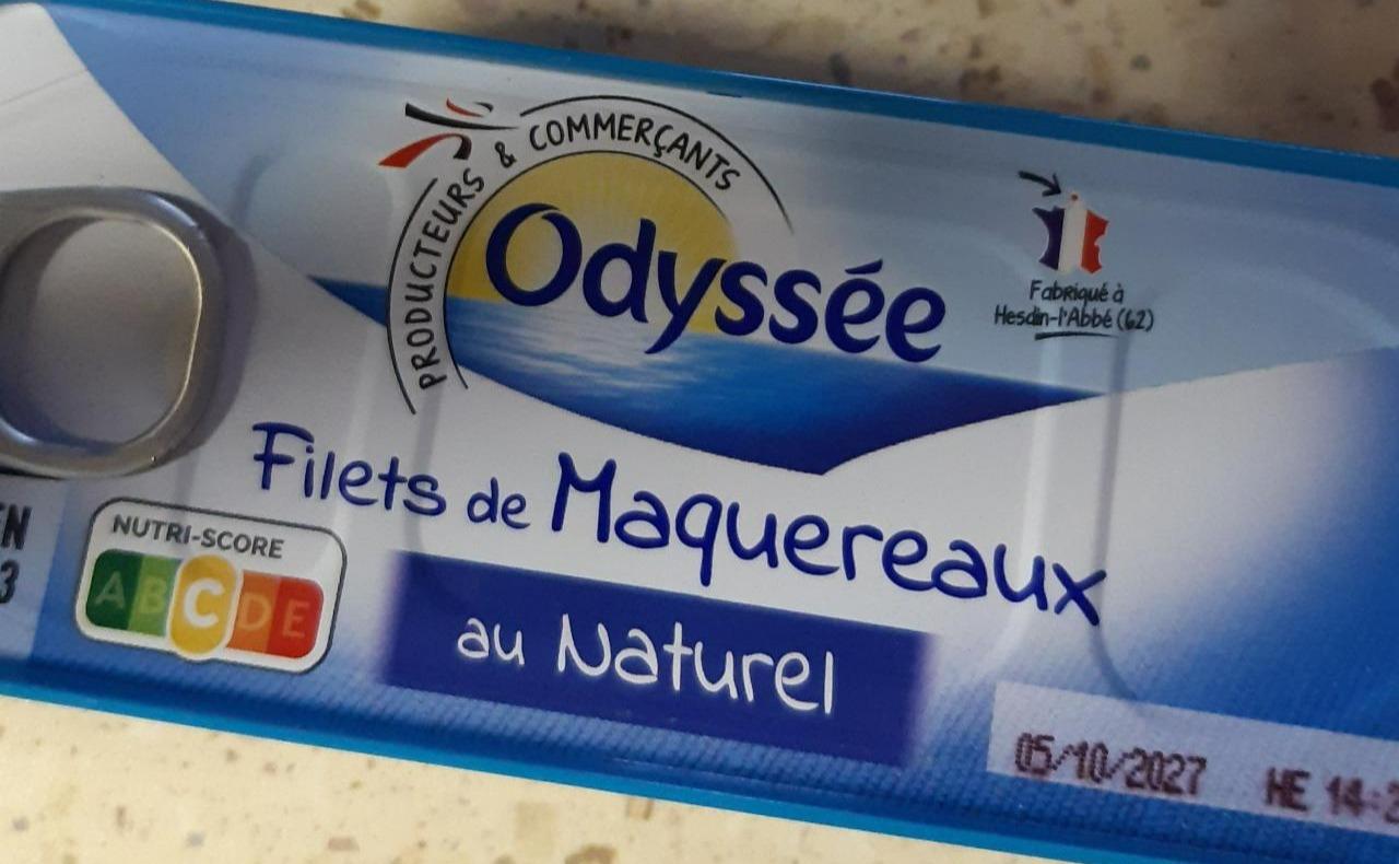 Fotografie - Filets de Maquereaux au naturel Odyssée