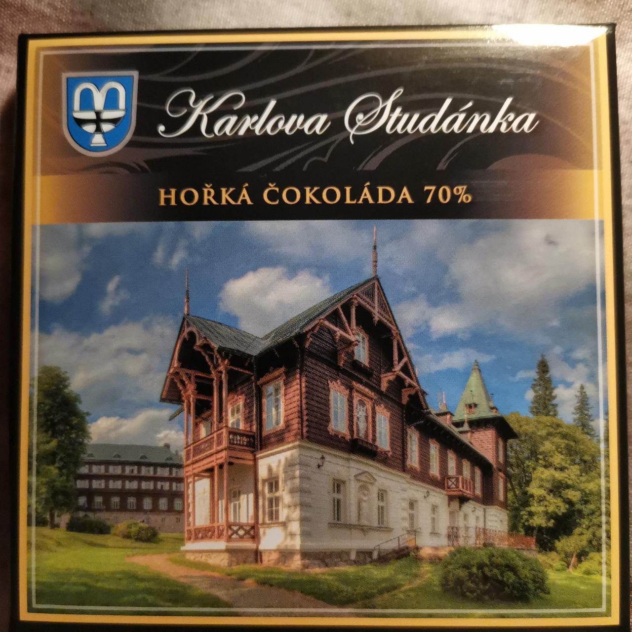 Fotografie - Hořká čokoláda 70% Karlova Studánka