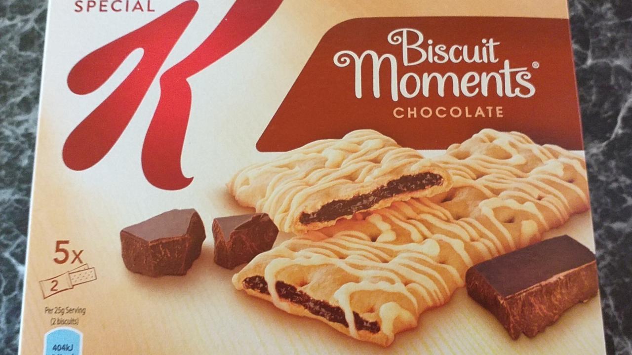 Fotografie - special biscuits moments chocolate Kelloggs