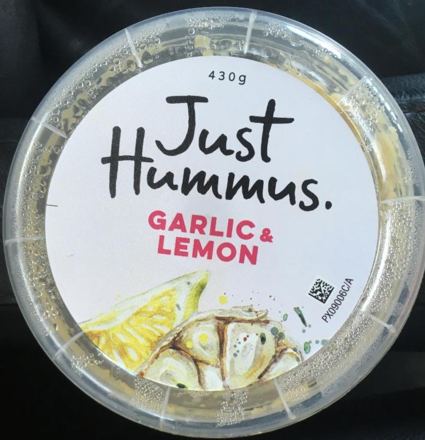 Fotografie - Just Hummus Garlic & Lemon