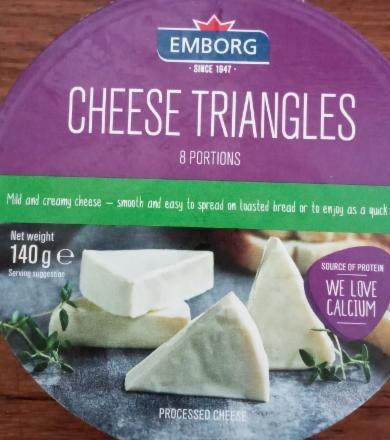 Fotografie - Cheese Triangles 8 portions Emborg