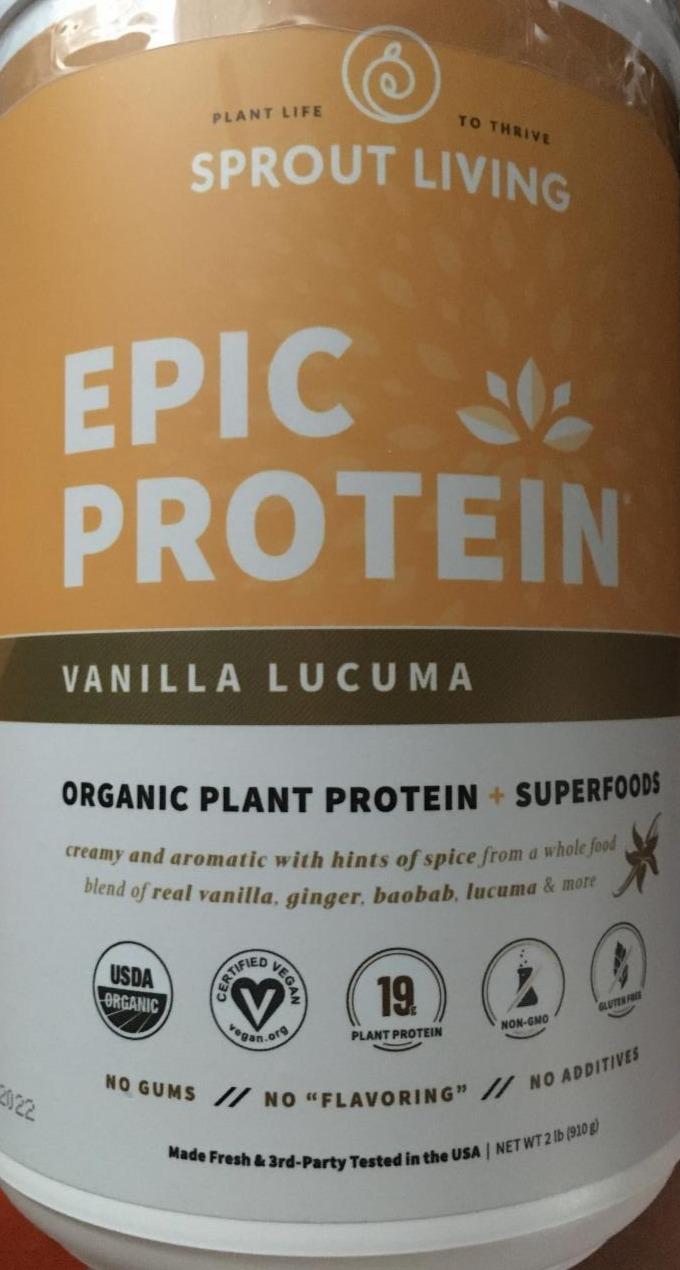 Fotografie - Epic protein vanilla lucuma