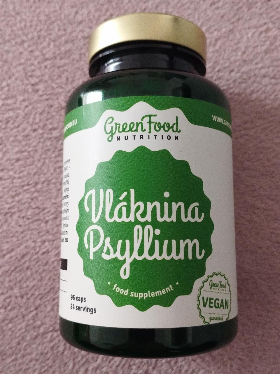 Fotografie - Vláknina psyllium Green Food nutrition 