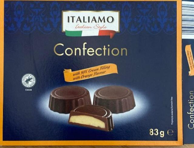 Fotografie - Confection with Cream filling with orange flavour Italiamo