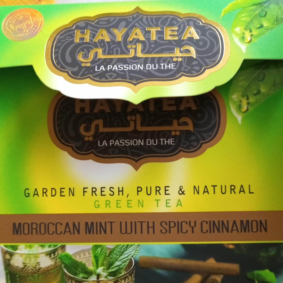 Fotografie - Green Tea with spicy cinnamon Hayatea