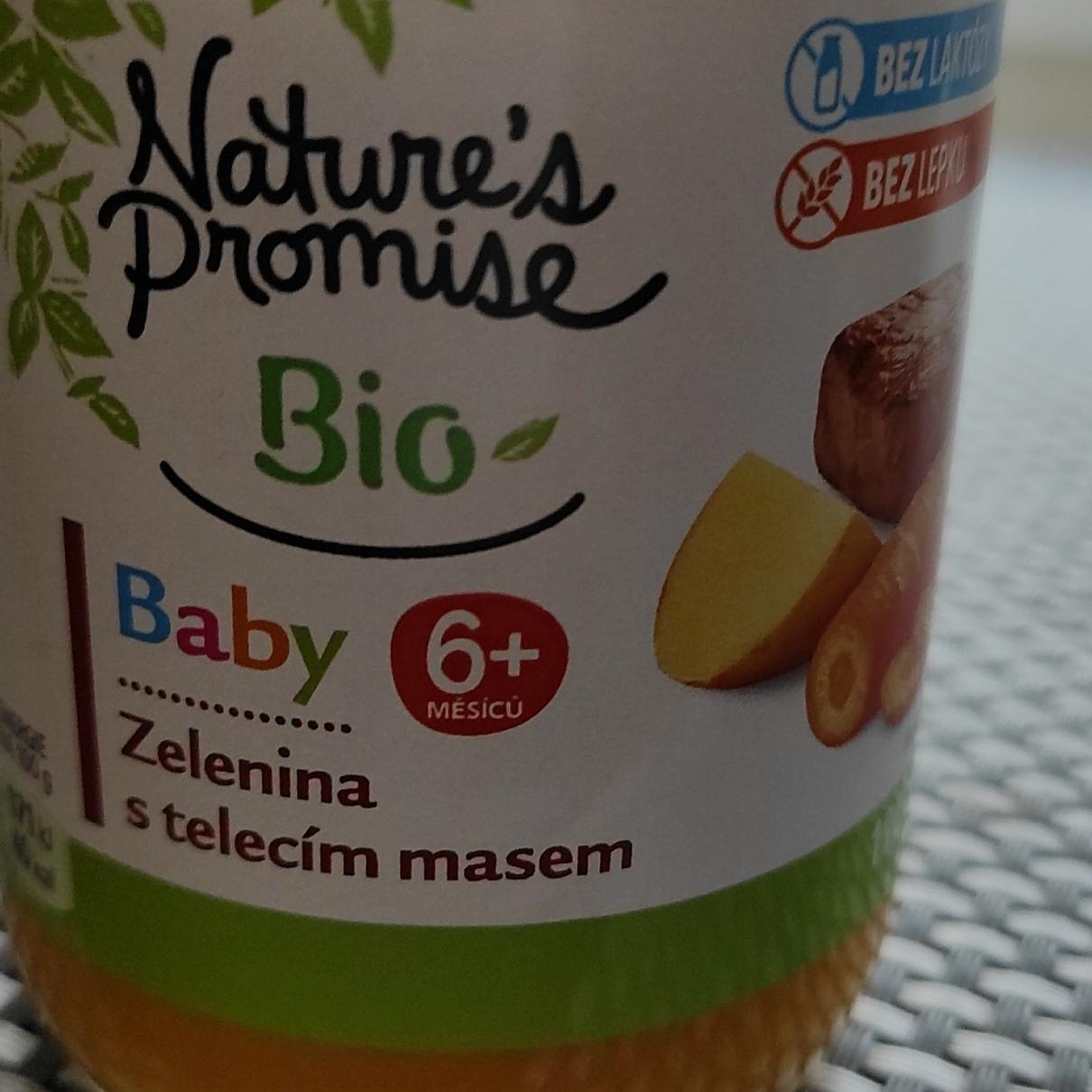 Fotografie - Bio Baby Zelenina s telecím masem Nature's Promise