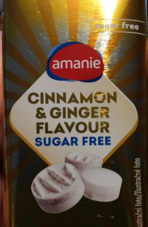 Fotografie - Cinnamon & Ginger flavour sugar free Amanie