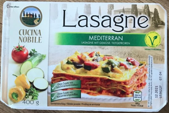 Fotografie - Lasagne Mediterran Cucina Nobile