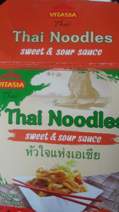 Fotografie - Thai Noodles Sweet & Sour Sauce Vitasia Thai