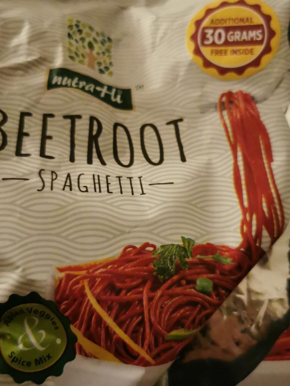 Fotografie - Beetroot Spaghetti NutraHi